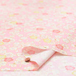 Cotton dobby lamé printed fabric Japanese Pattern Sakura - nomura tailor