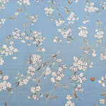 Cotton dobby Japanese pattern printed fabric Sakura - nomura tailor