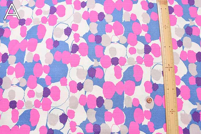 Cotton vanillan fluorescent printed fabric Interior - nomura tailor