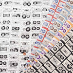 Cotton 40 broadcloth printed fabric Cassette - nomura tailor