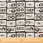 Cotton 40 broadcloth printed fabric Cassette - nomura tailor