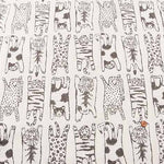 Cotton 40 broadcloth printed fabric Animal - nomura tailor