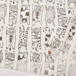 Cotton 40 broadcloth printed fabric Animal - nomura tailor