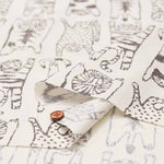 Cotton 40 broadcloth printed fabric Animal - nomura tailor