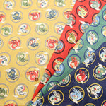 Cotton 20 sheeting gold pigment printed fabric Tatsu - nomura tailor