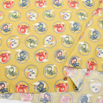 Cotton 20 sheeting gold pigment printed fabric Tatsu - nomura tailor