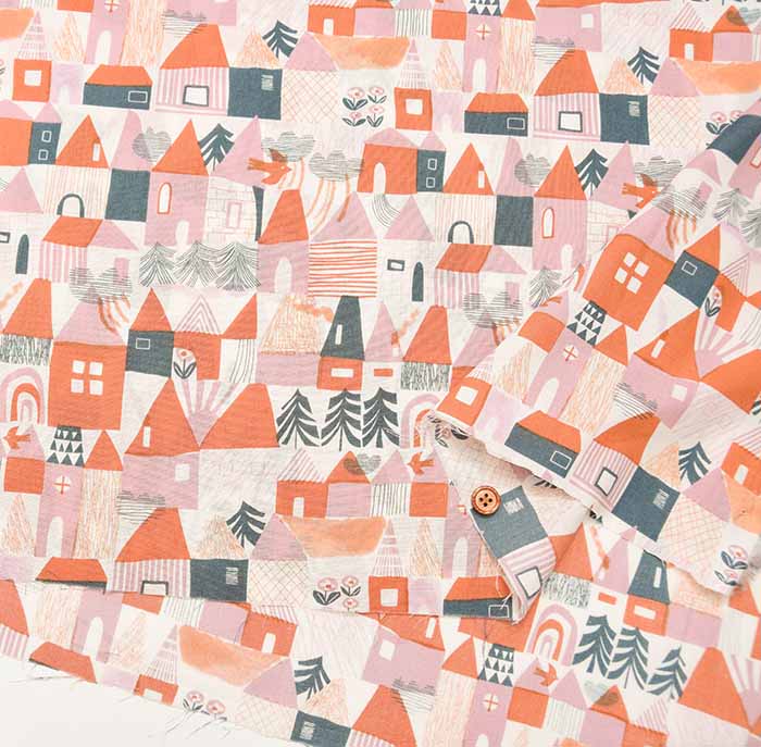 Cotton 60 roan printed fabric House - nomura tailor