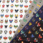 Cotton 60 lowne printed fabric Lucha Libre - nomura tailor