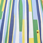 Cotton 40 broadcloth printed fabric block stripe - nomura tailor