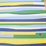 Cotton 40 broadcloth printed fabric block stripe - nomura tailor