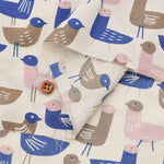 Cotton 60 Loan Printed Fabric Scandinavian Bird - nomura tailor