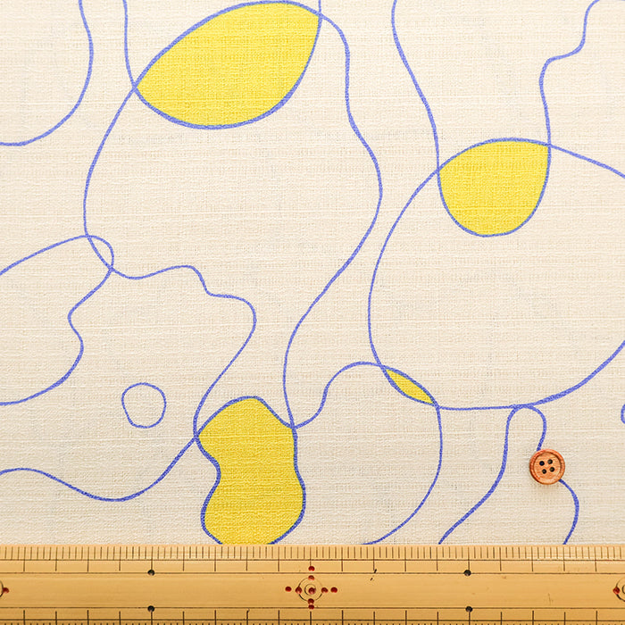 Cotton Baniran Printed Fabric - Line - nomura tailor