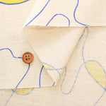 Cotton Baniran Printed Fabric - Line - nomura tailor