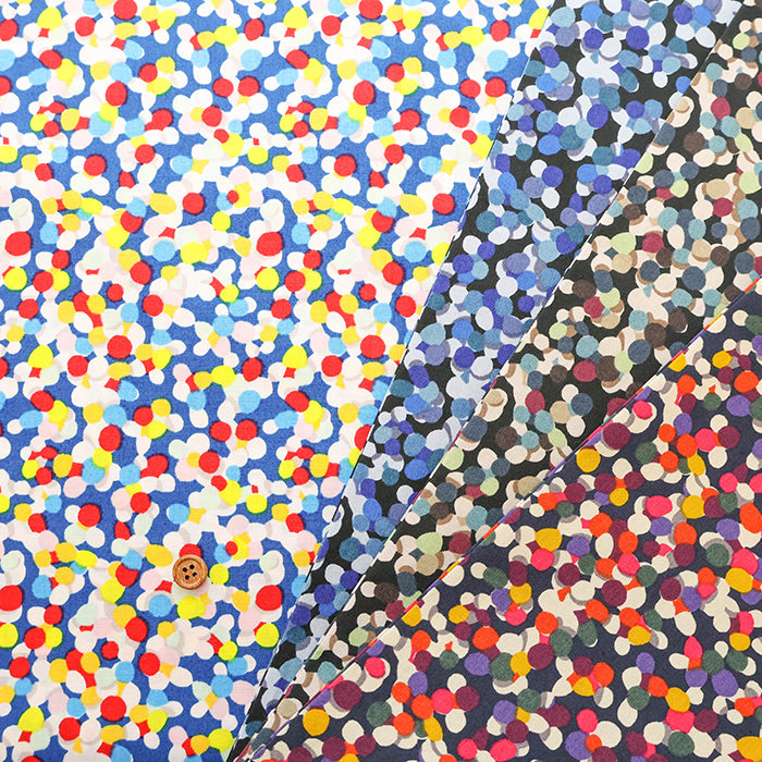 40"Cotton Broad Printed Fabric - Dots - nomura tailor