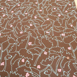 40"Cotton Broad Printed Fabric - Flowers - nomura tailor