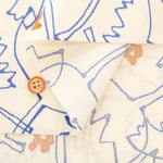 40"Cotton Broad Printed Fabric - Flowers - nomura tailor