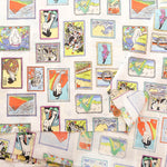 60" Cotton Lawn Printed Fabric - Japanese Painting - nomura tailor