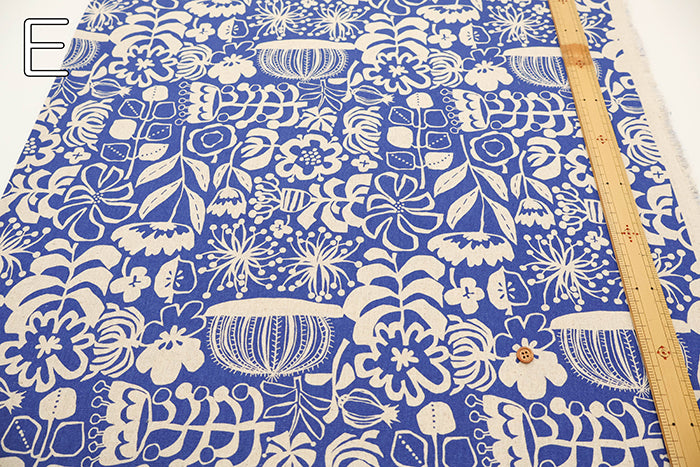 C/L  Canvas Fabric - Plants - nomura tailor