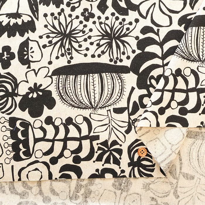 C/L  Canvas Fabric - Plants - nomura tailor