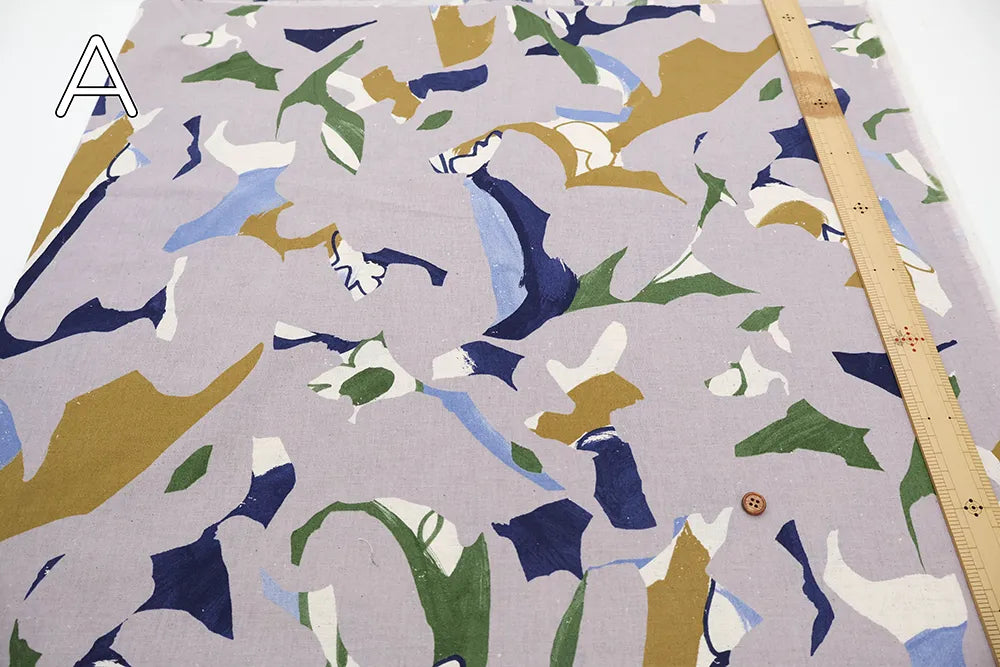 C/L Sheeting Printed Fabric フラワーペイント - nomura tailor