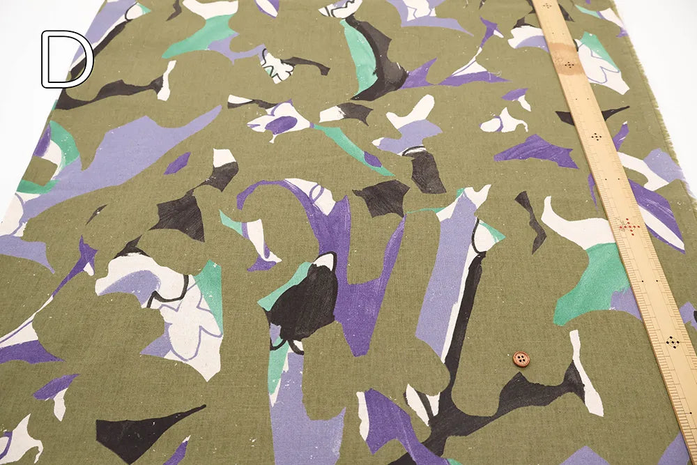 C/L Sheeting Printed Fabric フラワーペイント - nomura tailor