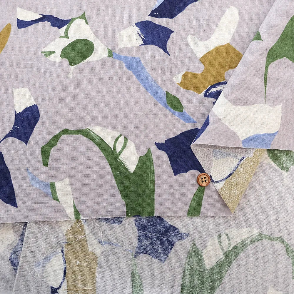 C/L Sheeting Printed Fabric フラワーペイント - nomura tailor