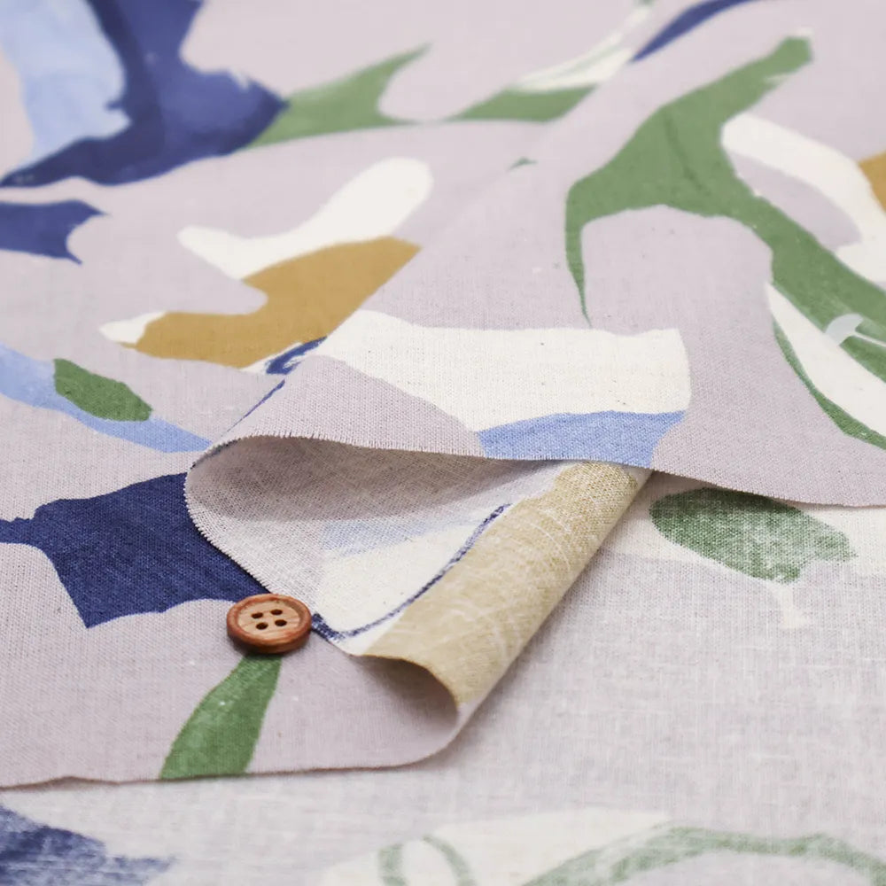C/L Sheeting Printed Fabric フラワーペイント - nomura tailor