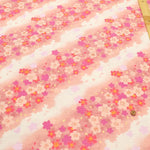 Cotton Shantung Printed Fabric - Cherry Blossom - nomura tailor