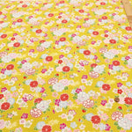 Cotton Dobby Printed Fabric - Flower - nomura tailor