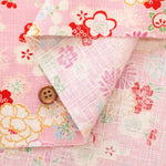 Cotton Dobby Printed Fabric - Flower - nomura tailor