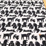 40"Cotton Broad Printed Fabric - Dog - nomura tailor