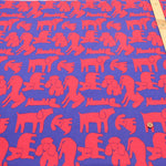 40"Cotton Broad Printed Fabric - Dog - nomura tailor