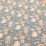 60"Cotton Lawn Printed Fabric - Animal Bakery - nomura tailor