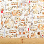 60"Cotton Lawn Printed Fabric - Animal Bakery - nomura tailor