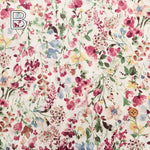 60"Cotton Lawn Fabric - Natural Flower - nomura tailor