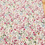 60"Cotton Lawn Fabric - Natural Flower - nomura tailor