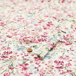 60"Cotton Lawn Fabric - Natural Flower - nomura tailor
