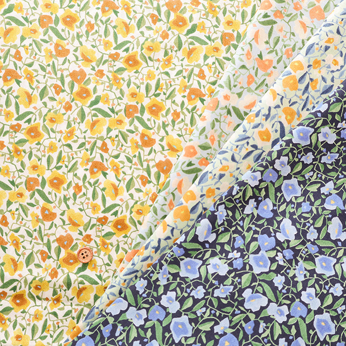 60” Cotton Lawn Fabric - Watercolor Flower - nomura tailor