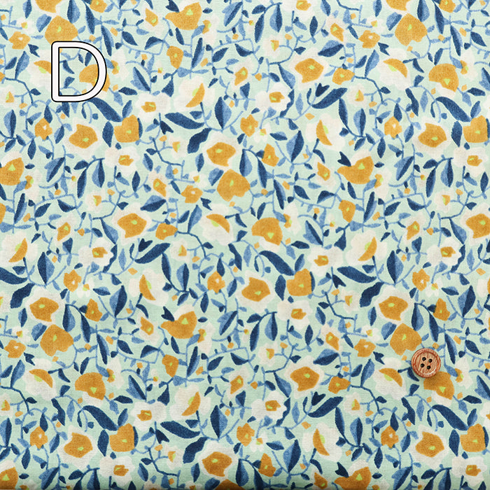 60” Cotton Lawn Fabric - Watercolor Flower - nomura tailor