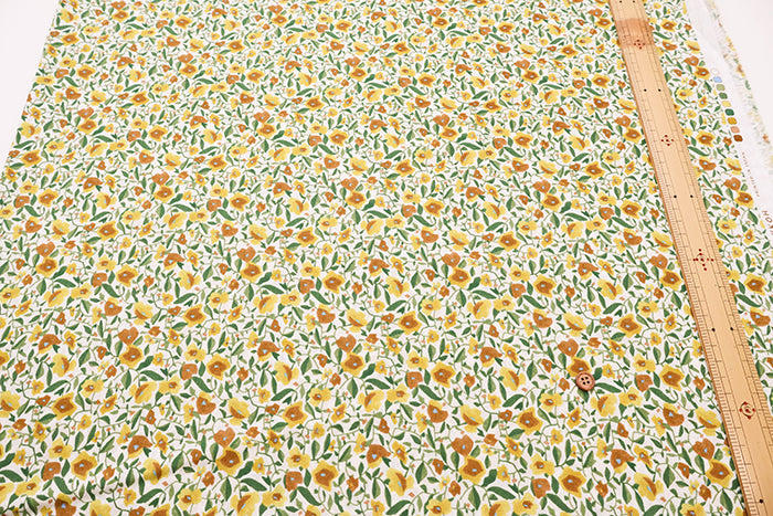 60” Cotton Lawn Fabric - Watercolor Flower - nomura tailor