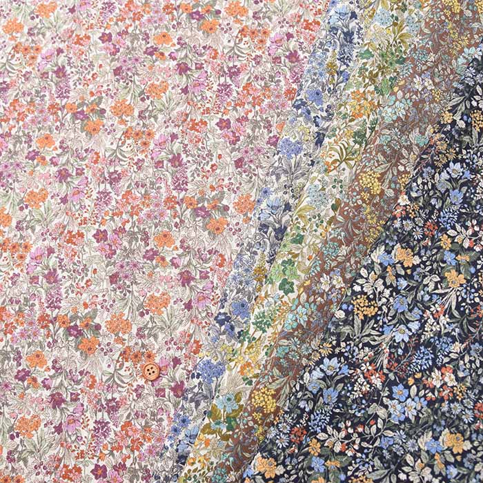 Cotton 60 Lawn Printed Fabric Country Flower - nomura tailor