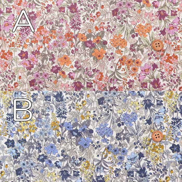 Cotton 60 Lawn Printed Fabric Country Flower - nomura tailor