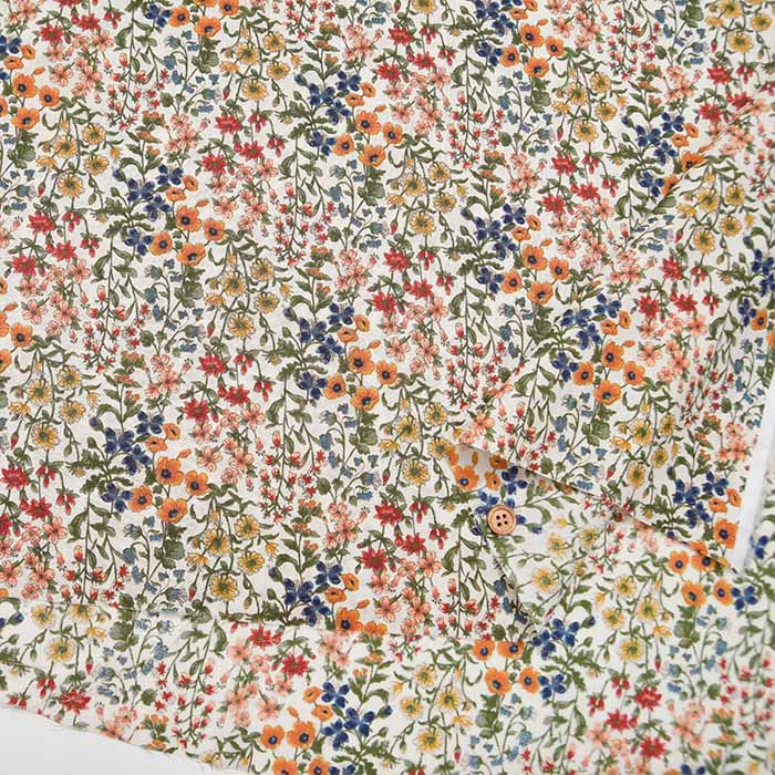 Cotton 60 Loan printed fabric Wildflowers - nomura tailor