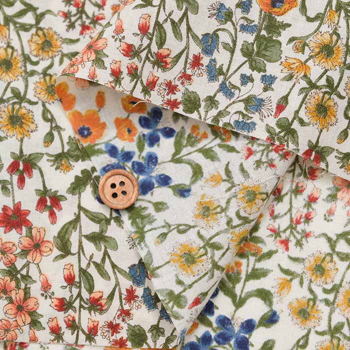 Cotton 60 Loan printed fabric Wildflowers - nomura tailor