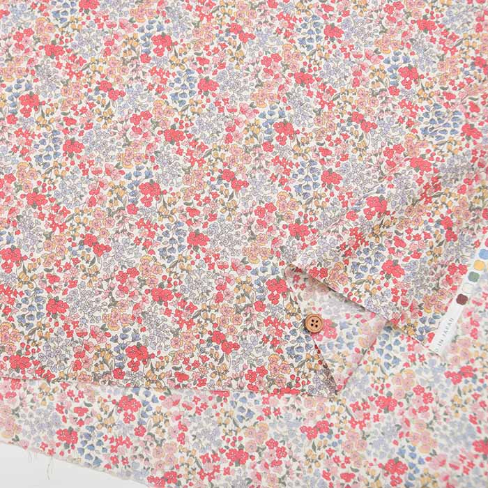 Cotton 60 Lawn printed fabric Mini Flower - nomura tailor