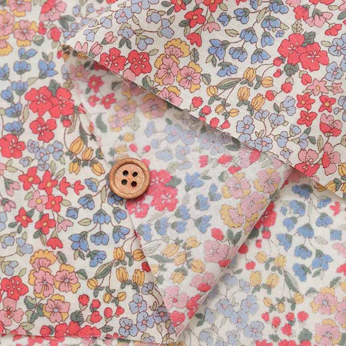 Cotton 60 Lawn printed fabric Mini Flower - nomura tailor