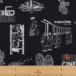 Cotton Broad Broad Printed Fabric Cinema - nomura tailor