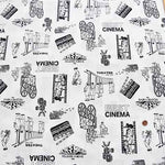 Cotton Broad Broad Printed Fabric Cinema - nomura tailor