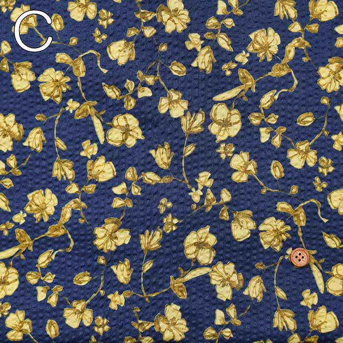 Cotton 60 roan ripple printed fabric Flower - nomura tailor