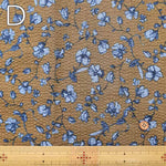 Cotton 60 roan ripple printed fabric Flower - nomura tailor